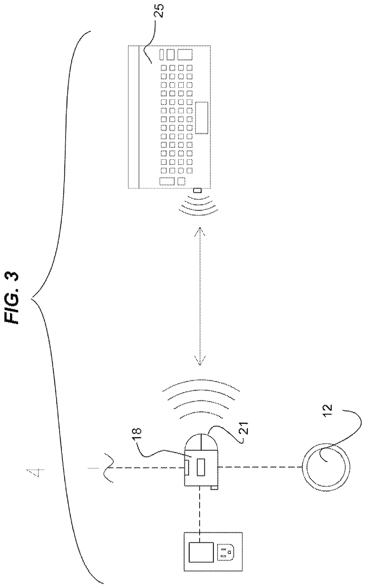 Pneumatically actuated computer input device