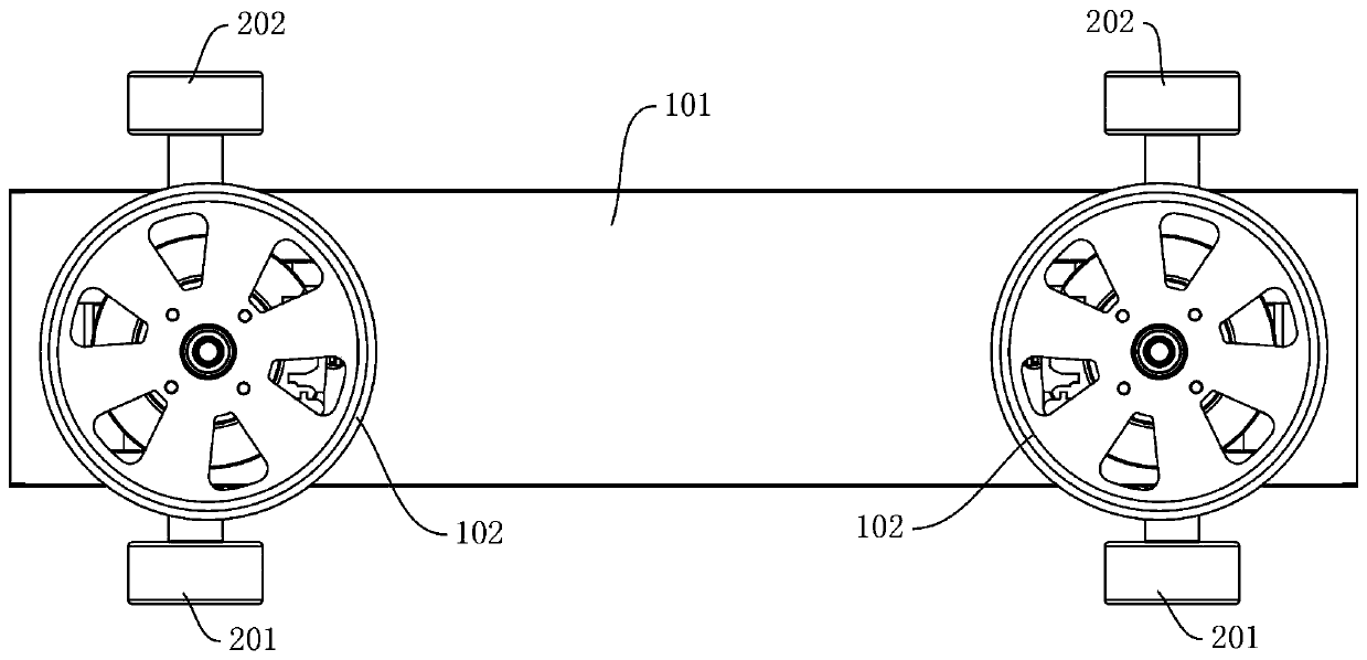 Locomotive for individual rapid transport system, and individual rapid transport system