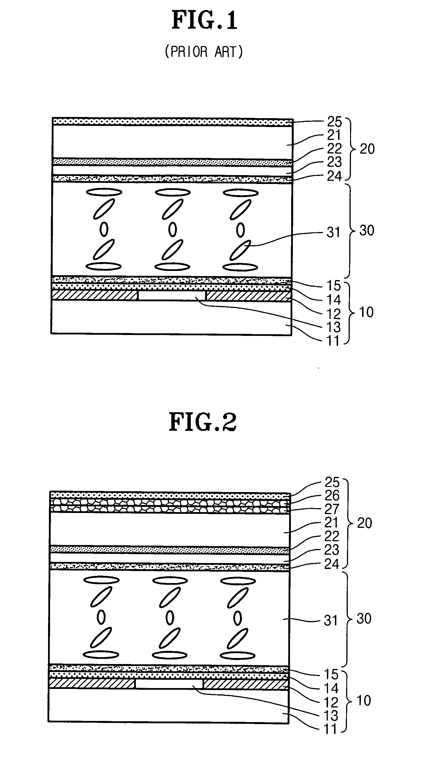 Transflective type liquid crystal display device having high transmission and wide viewing angle characteristics