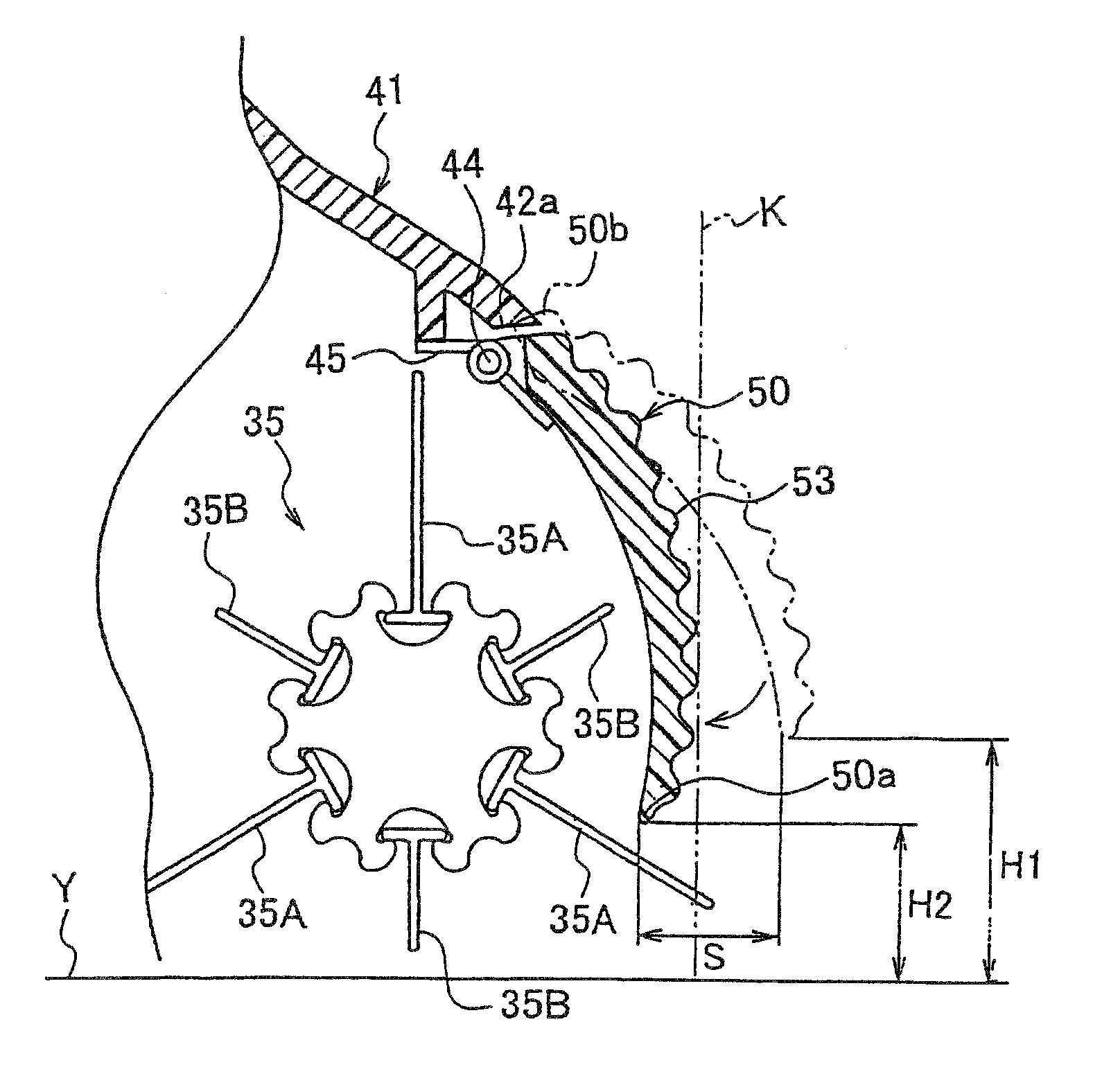 Suction opening body and electric cleaner