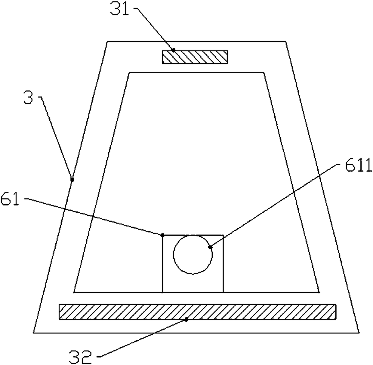 Rapid tractor hanging and connecting device with power output function