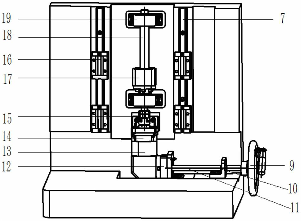 Machine tool spindle taper hole repair device and repair method