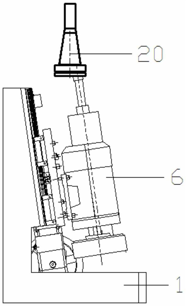 Machine tool spindle taper hole repair device and repair method