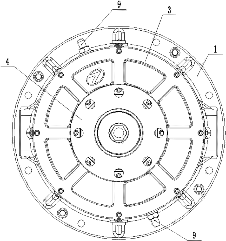 High-speed planetary reducer used for new energy automobiles