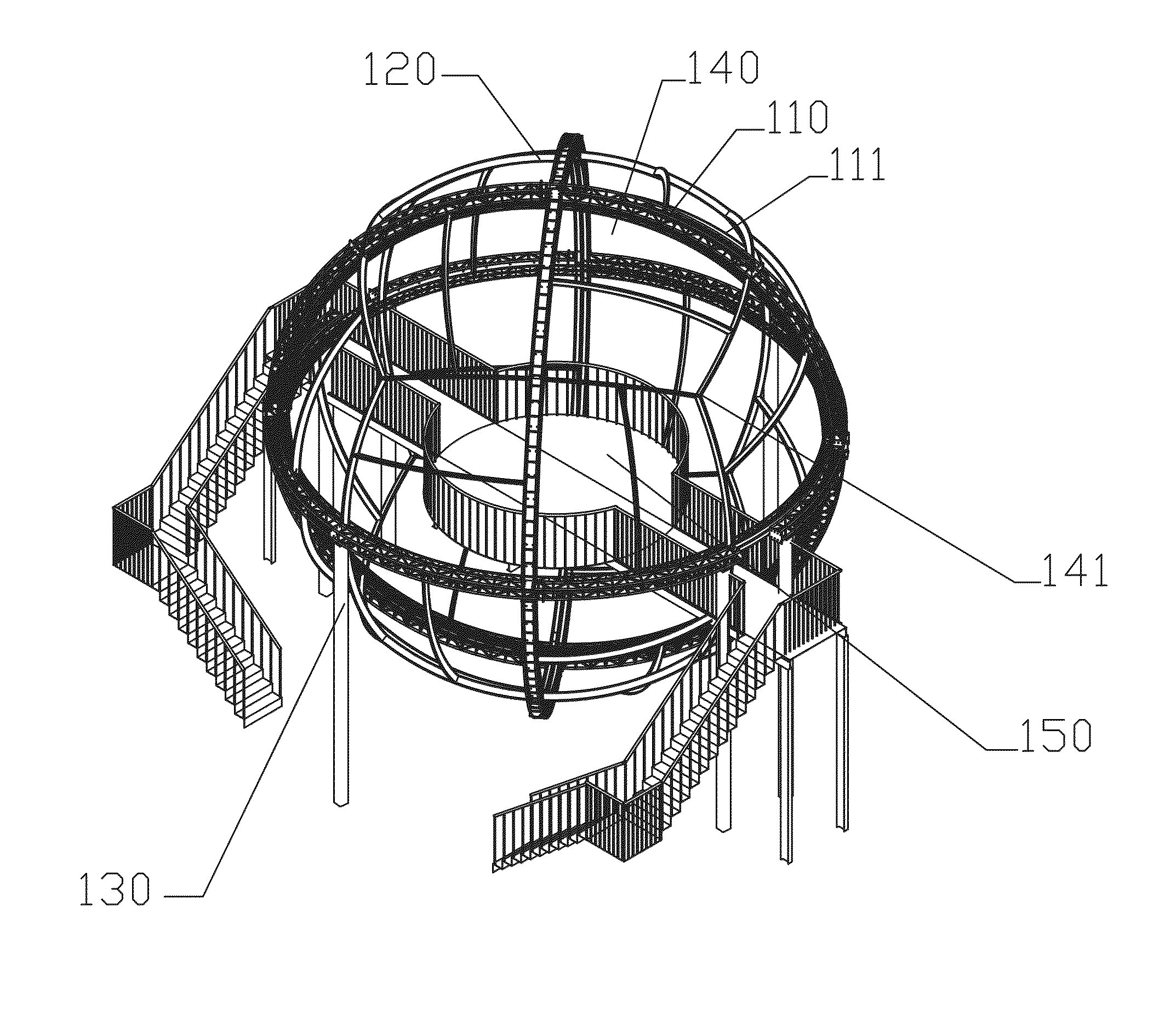 Dome-screen device,dome-screen playing system and image generation method thereof