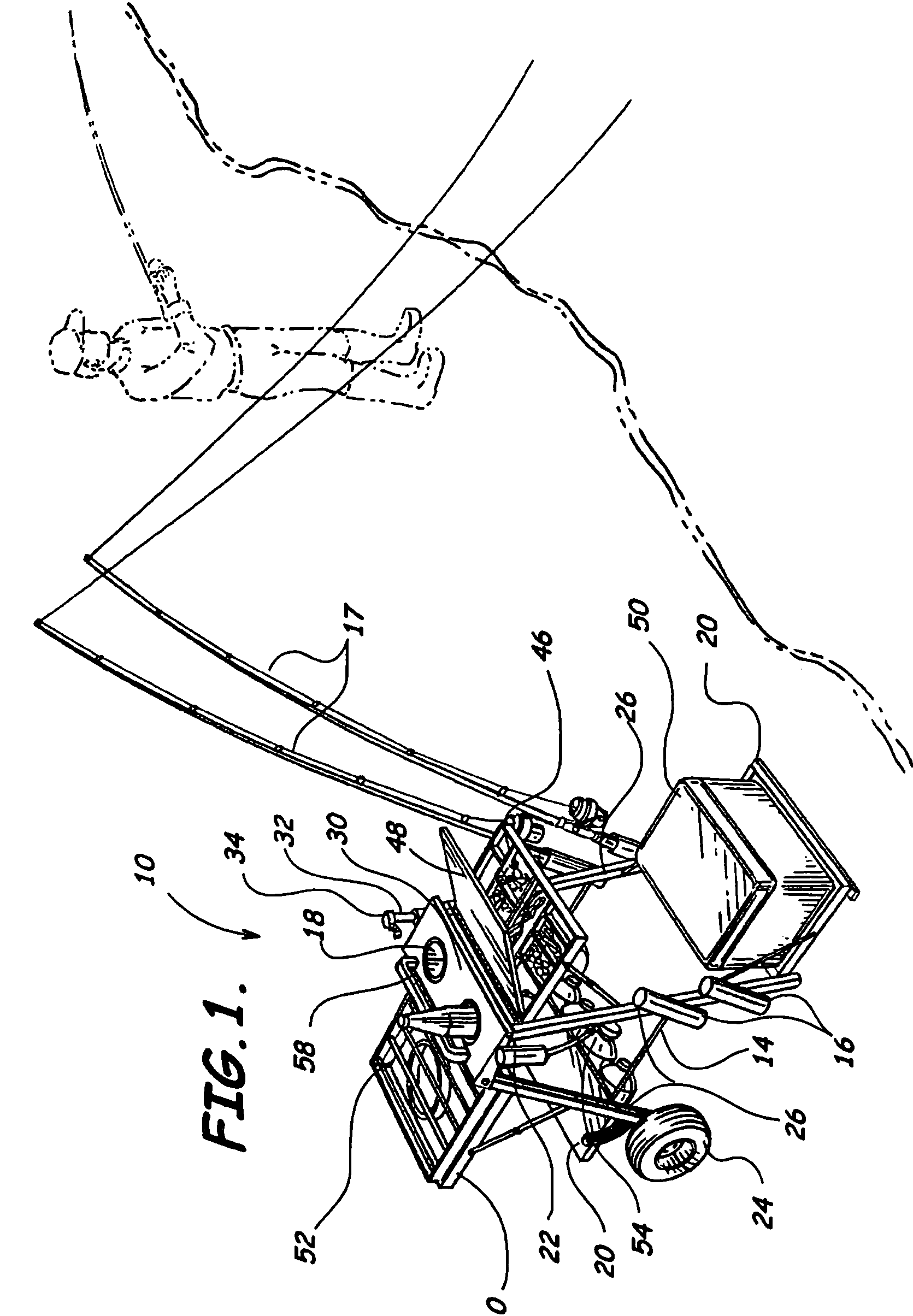 Mobile fishing caddy