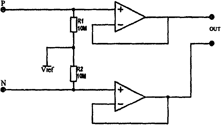 Prepositive differential amplifier and method for expanding its input range