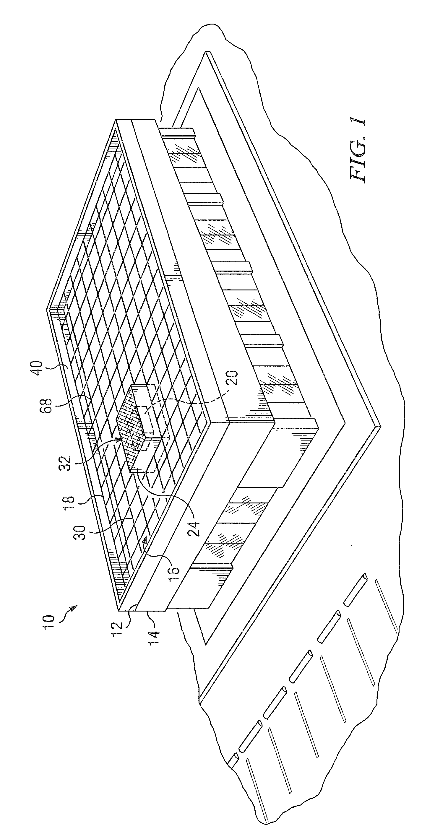 Cooling shade assembly and method of use thereof