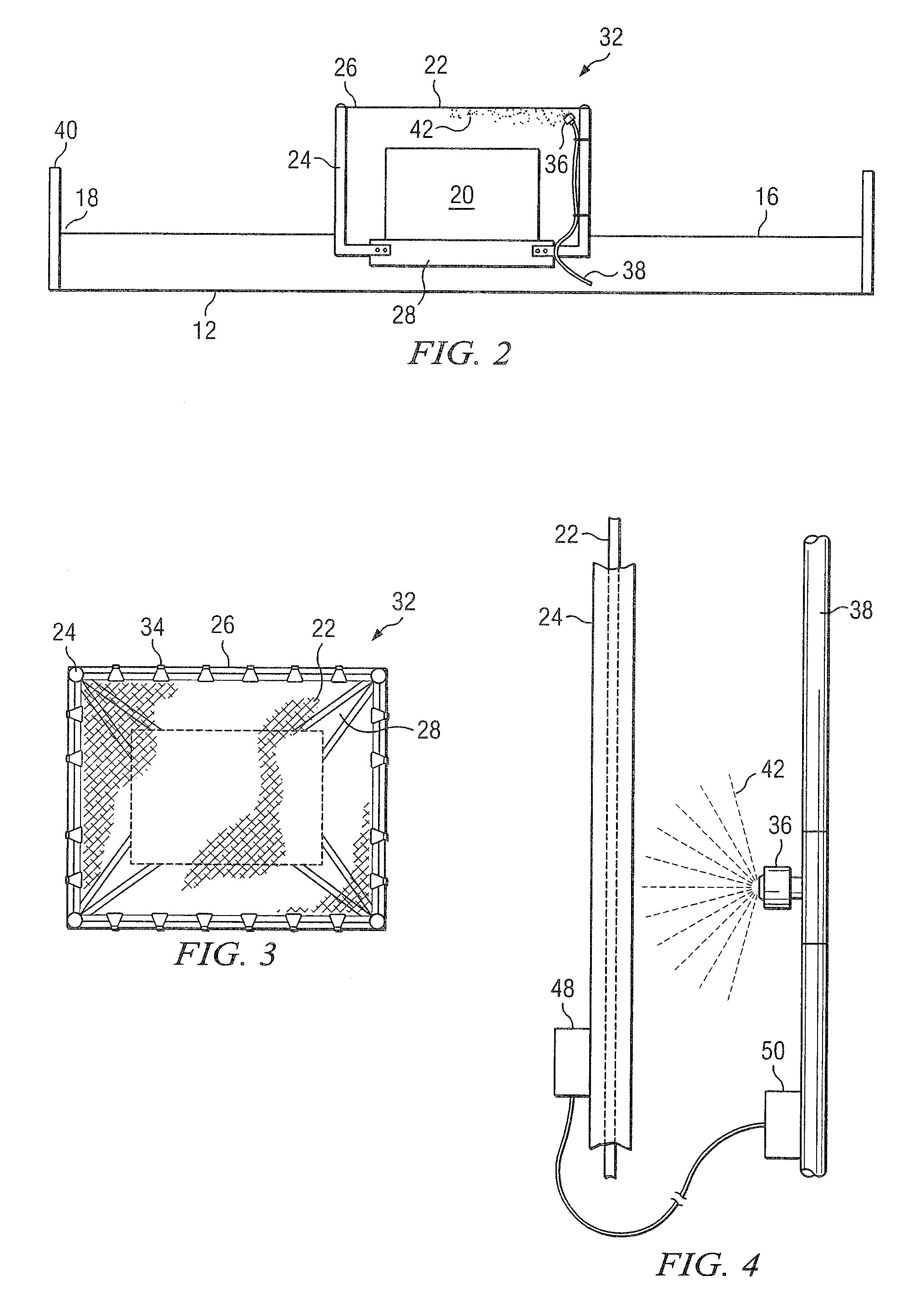 Cooling shade assembly and method of use thereof