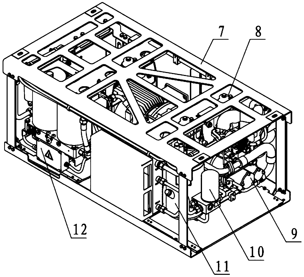 Variable-frequency wind supply device for rail transit vehicle