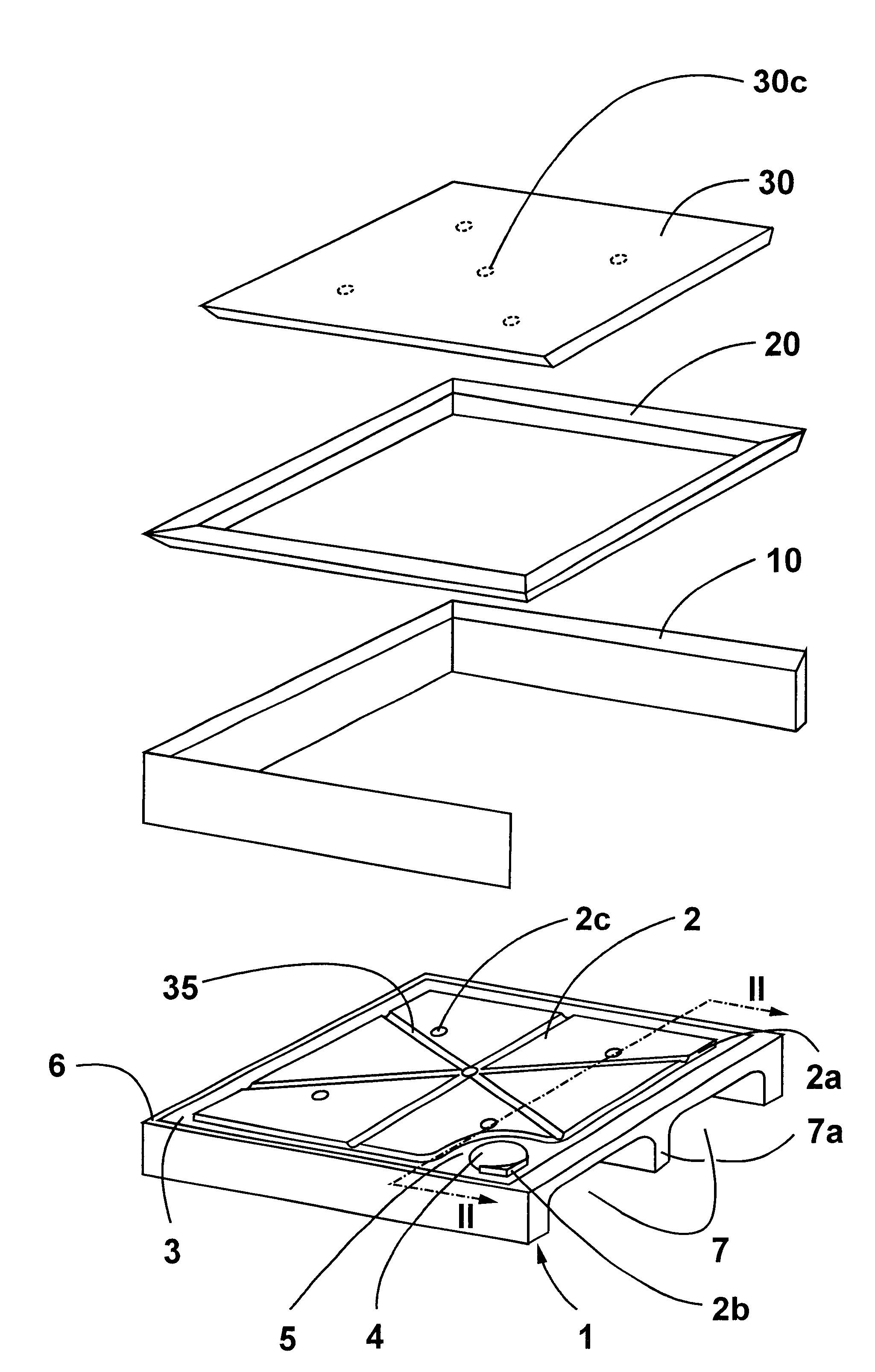 Supporting body for a shower tub