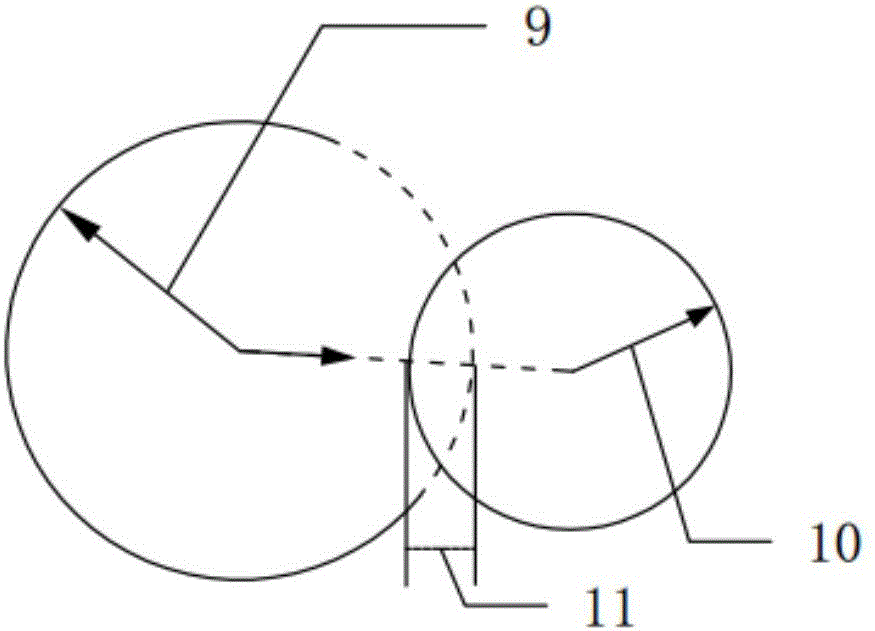 Rock mass two-dimensional microscomic season cracking power function type model