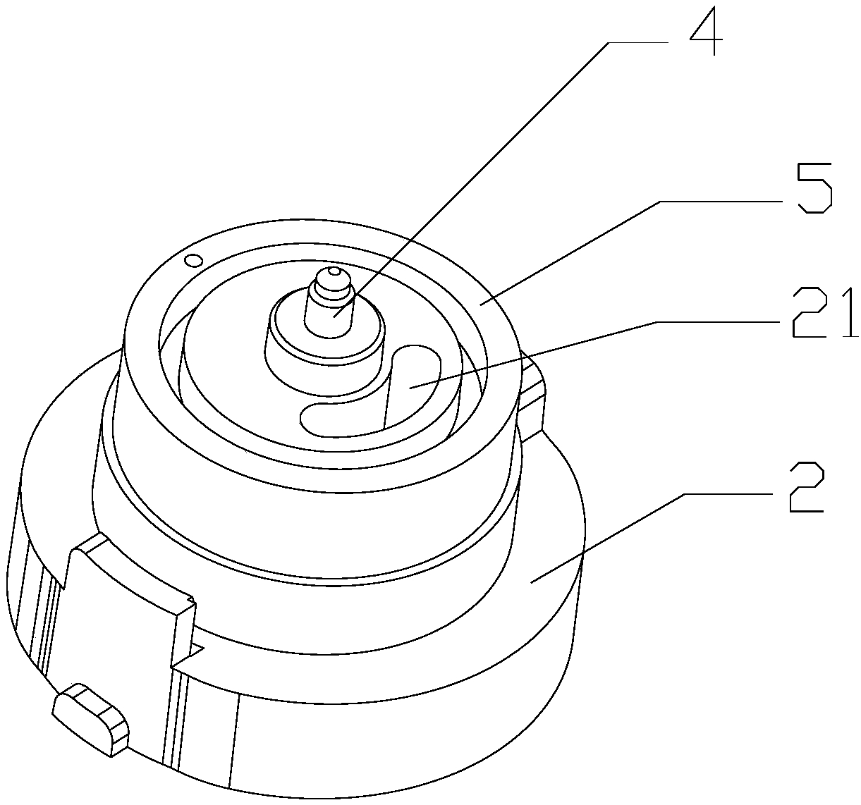 Pneumatic small-particle-size atomization spray head