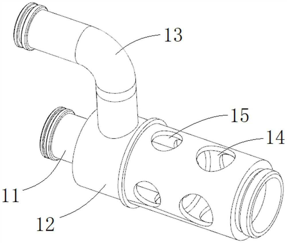 Lubricating oil tank oil suction and exhaust mechanism capable of adapting to multiple working postures of airplane