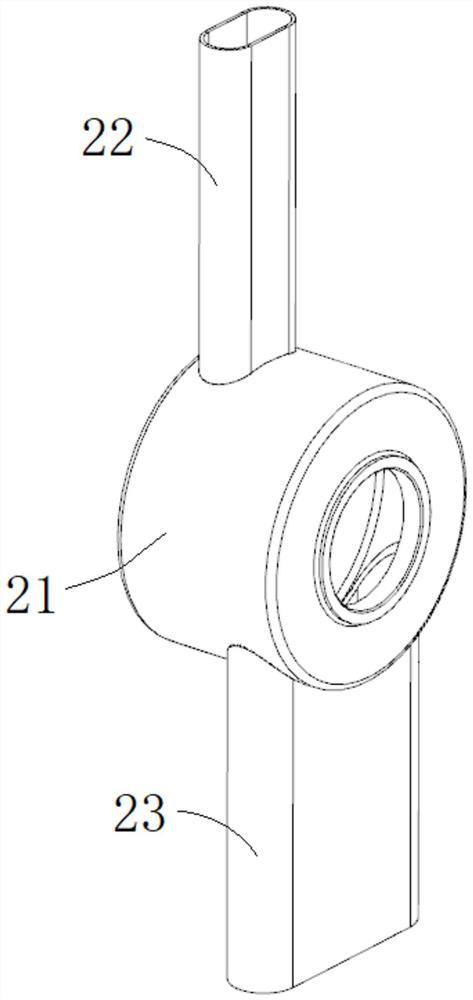 Lubricating oil tank oil suction and exhaust mechanism capable of adapting to multiple working postures of airplane