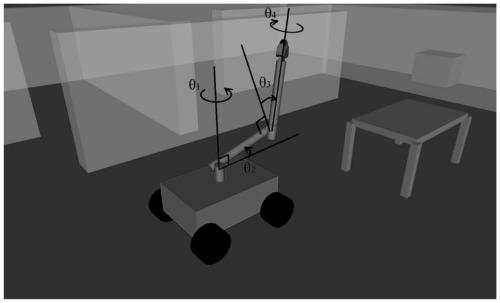 Track generation method of mobile operation robot based on second-order cone programming