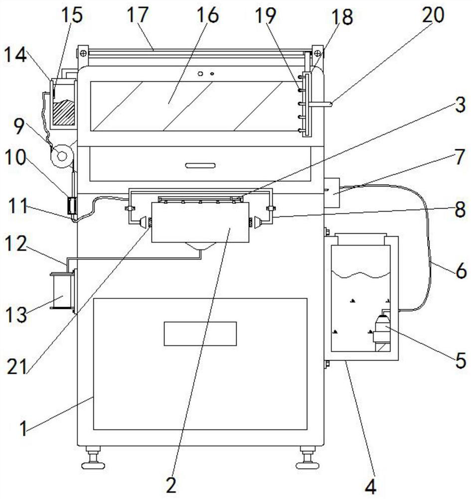 Scientific research achievement management terminal device