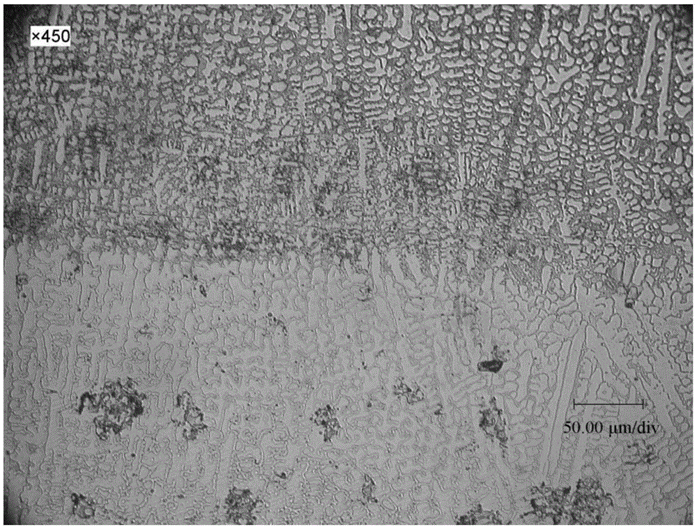 Laser repairing method for hot roller with toughness and strength