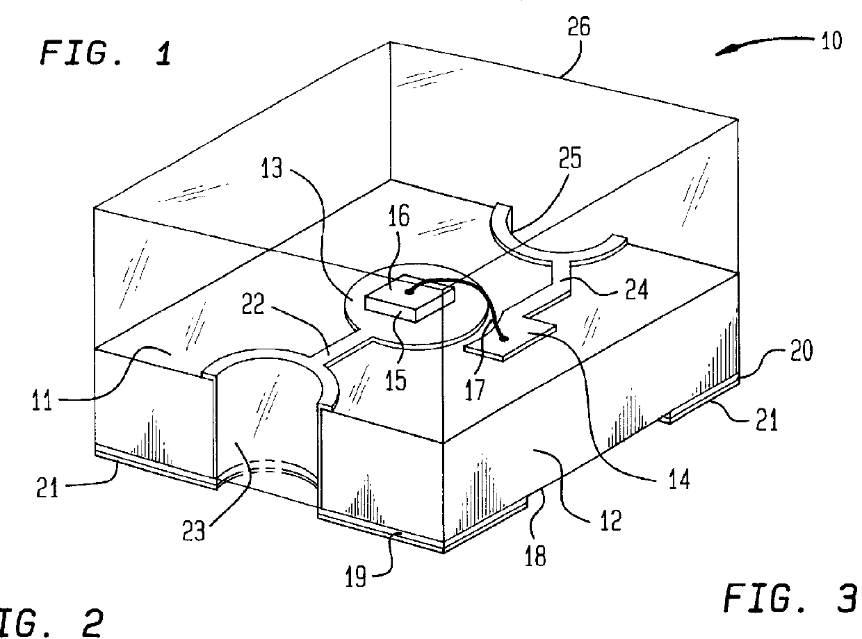 Modular surface mount component for an electrical device or LED's