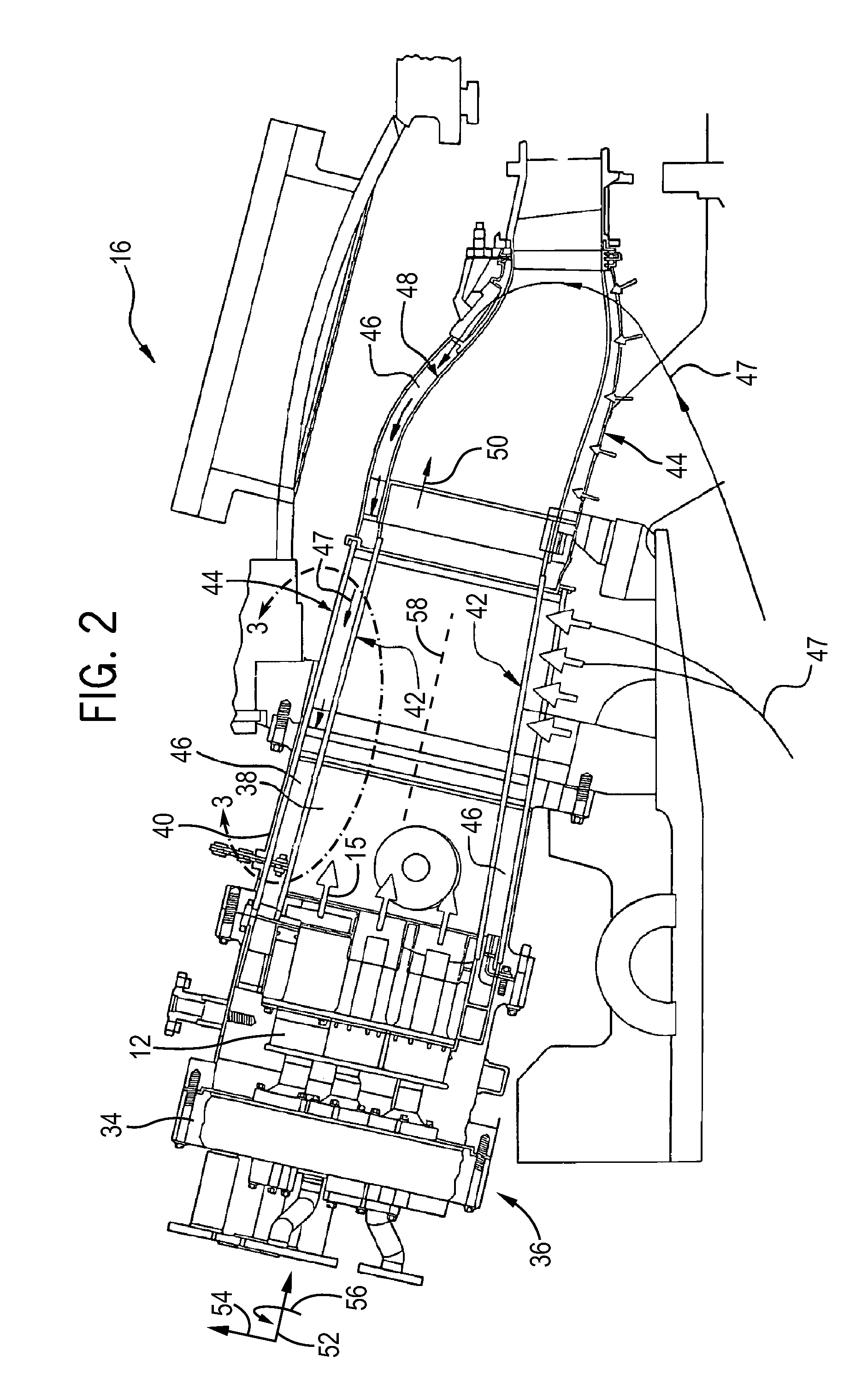 System and method for flow control in gas turbine engine