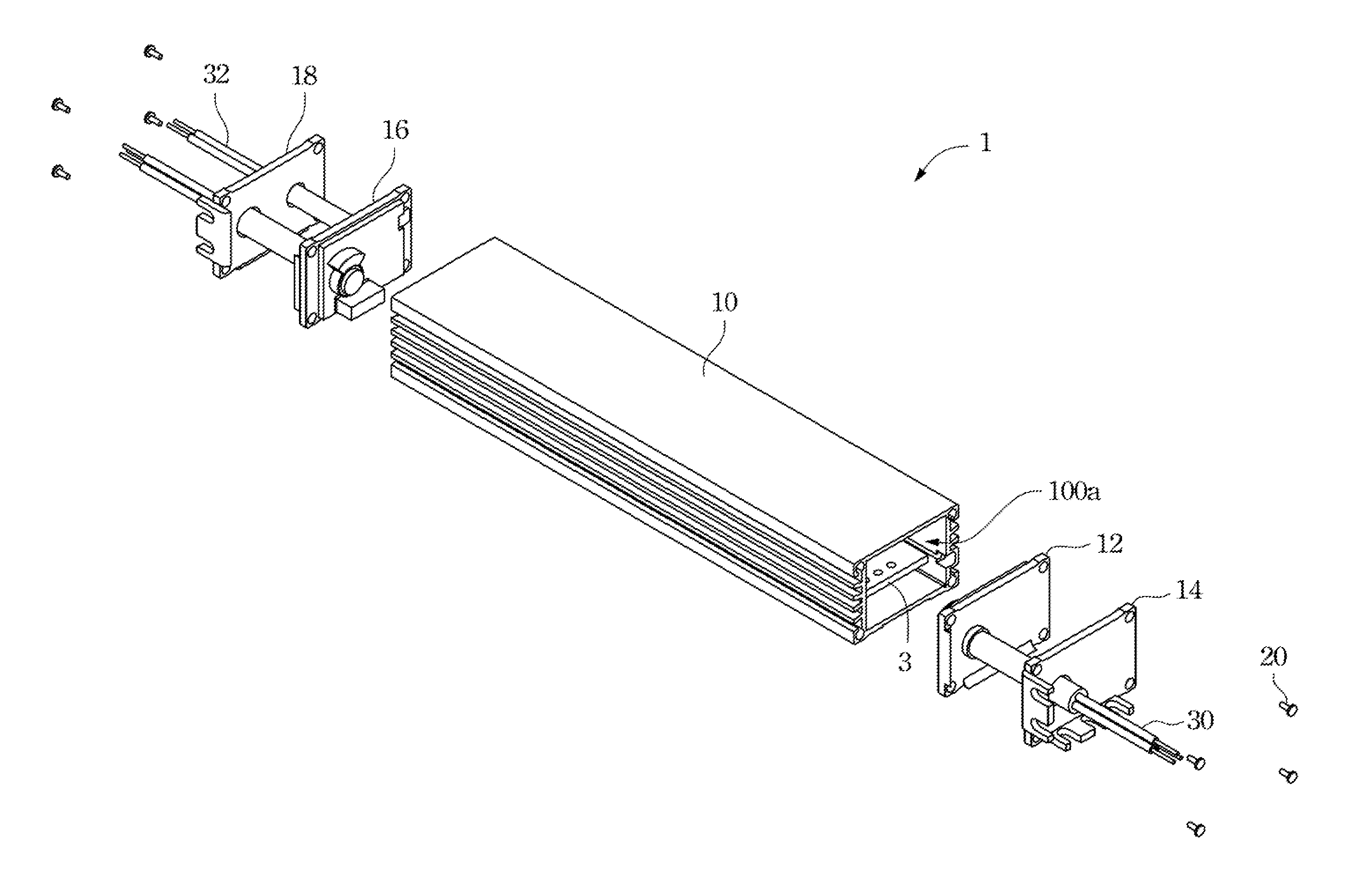 External structure of outdoor electronic apparatus