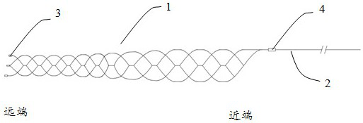 Integrated thrombectomy stent with gradually-changed diameter