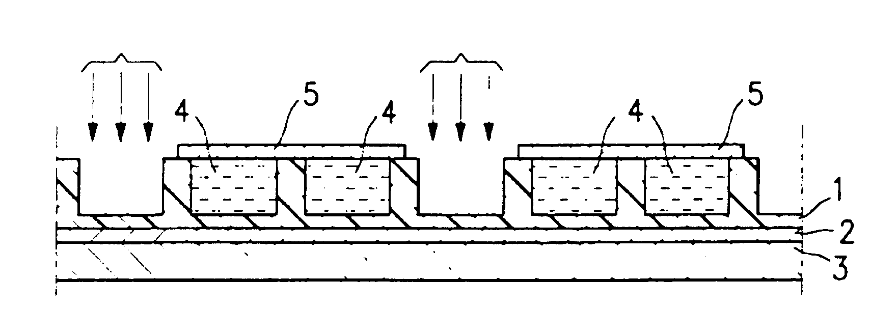 Process for imagewise opening and filling color display components and color displays manufactured thereof