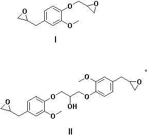 A kind of eugenol epoxy resin and its preparation method and application