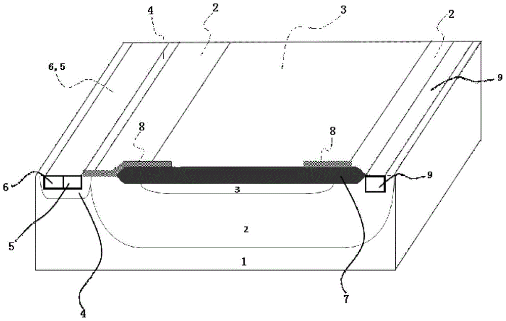 Layout structure and method for reducing peak electric field of ldmos device