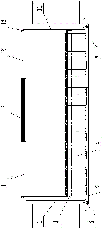 Hand-operated type automatic mounting and dismounting stretcher