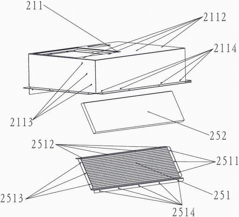 Noise-reduction range hood of double air intake structure