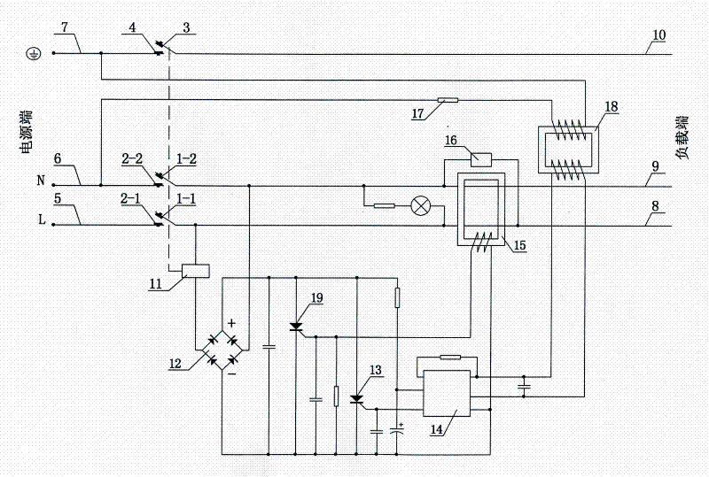 Electric leakage protection plug