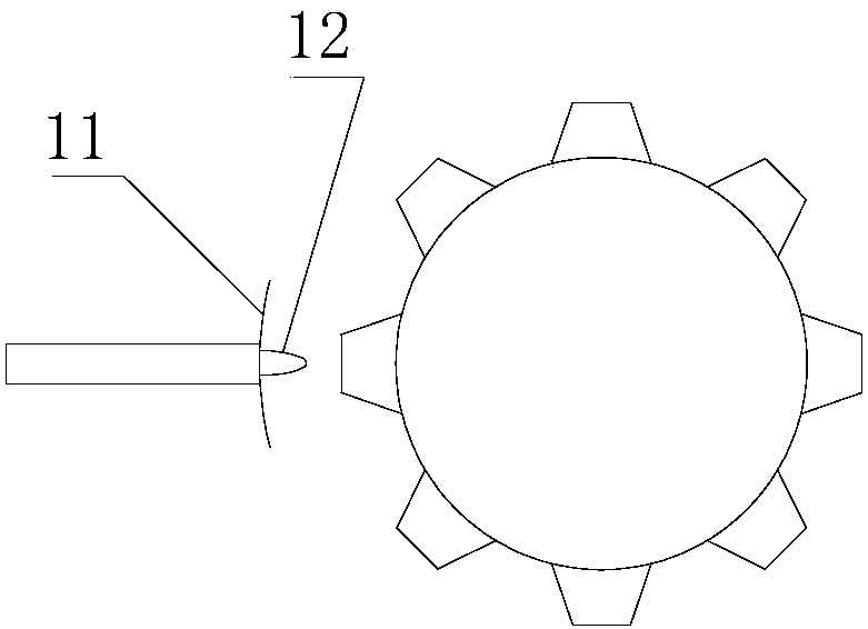 A scraper conveyor sprocket tooth wear monitoring device and method