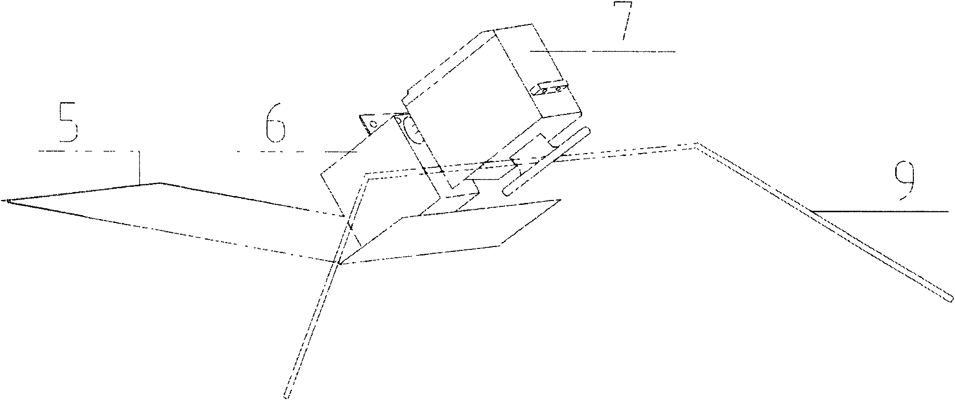 Intelligentized display device of simulated rat in simulated weightlessness condition