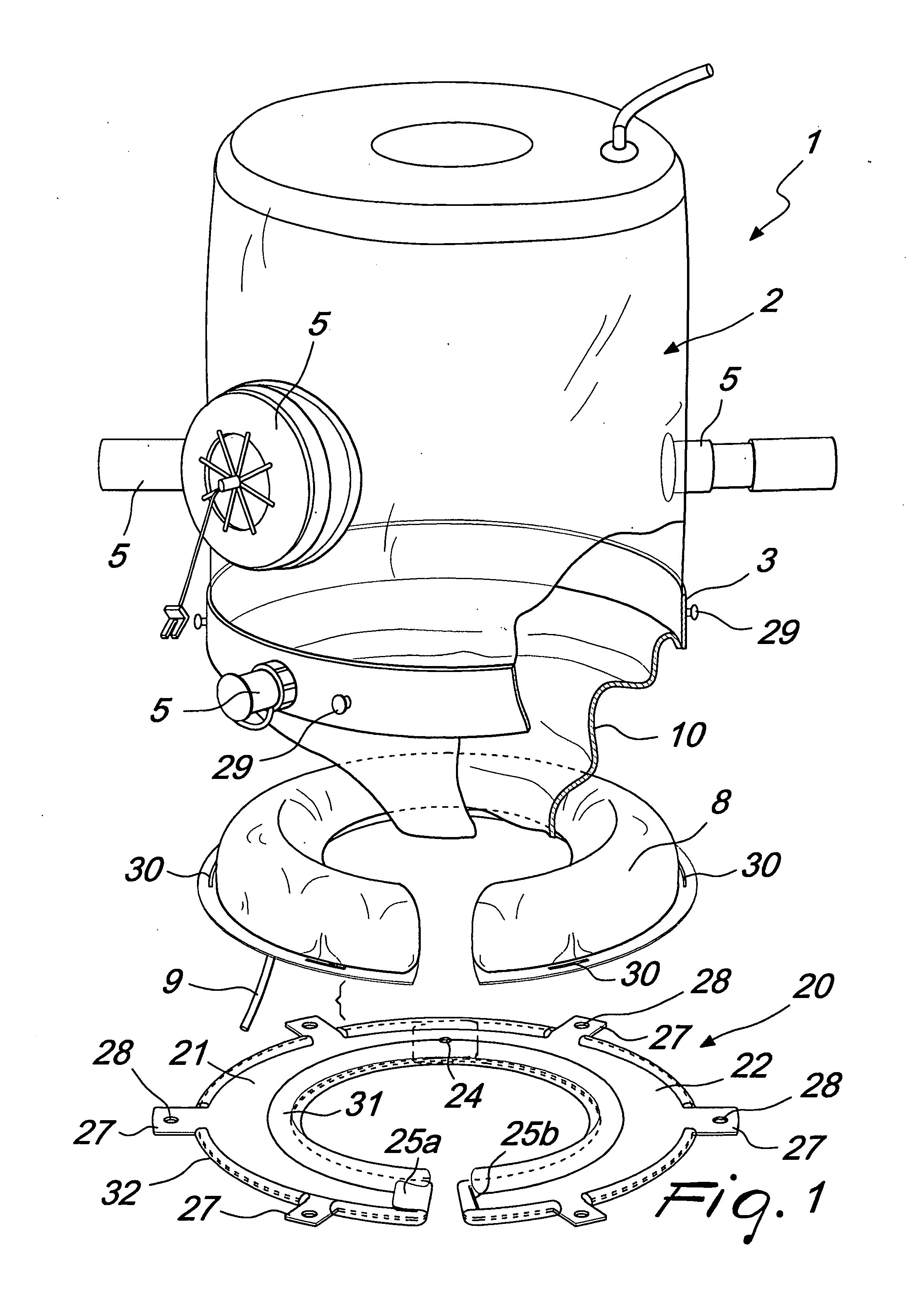 Hood for non-invasive ventilation of patients