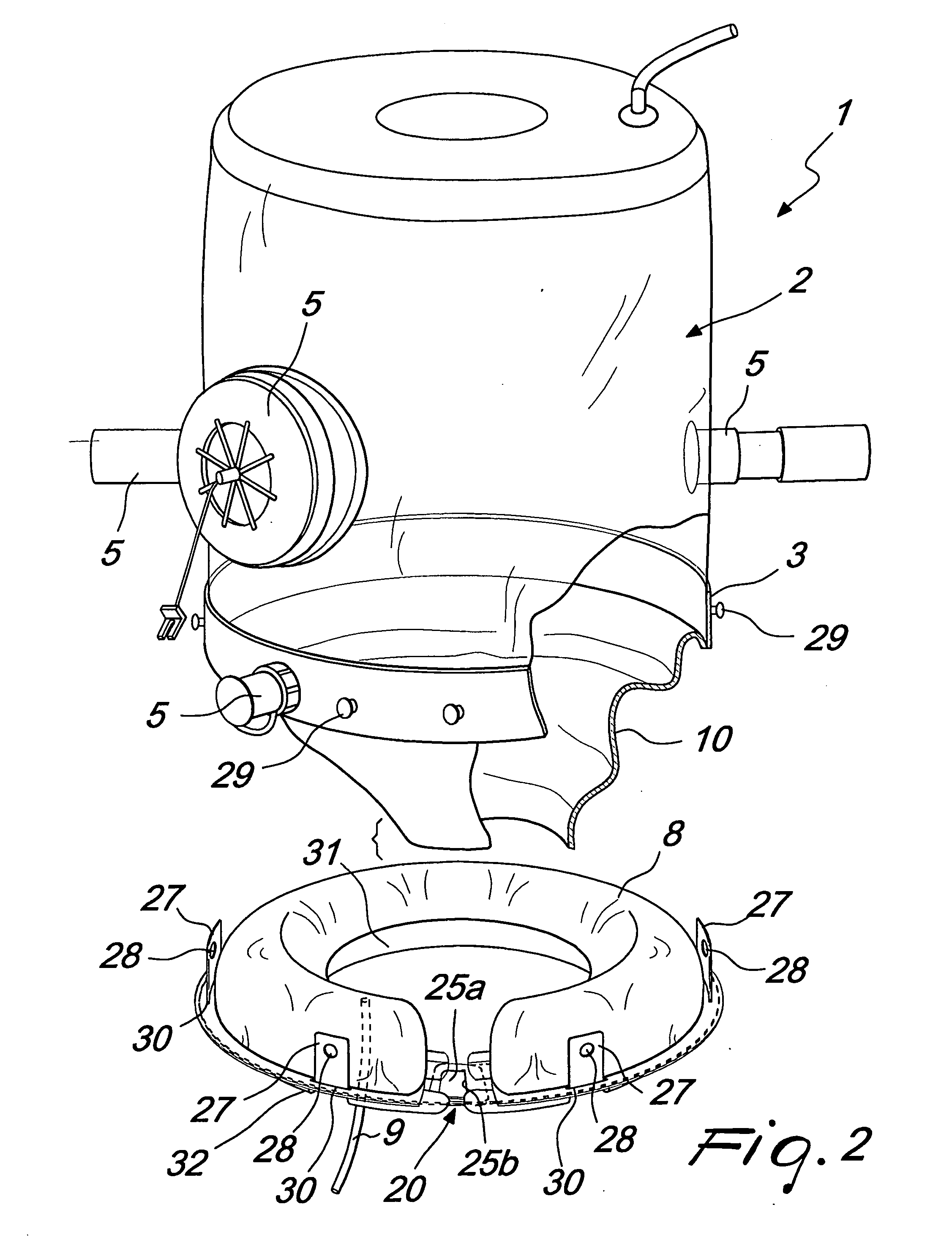 Hood for non-invasive ventilation of patients