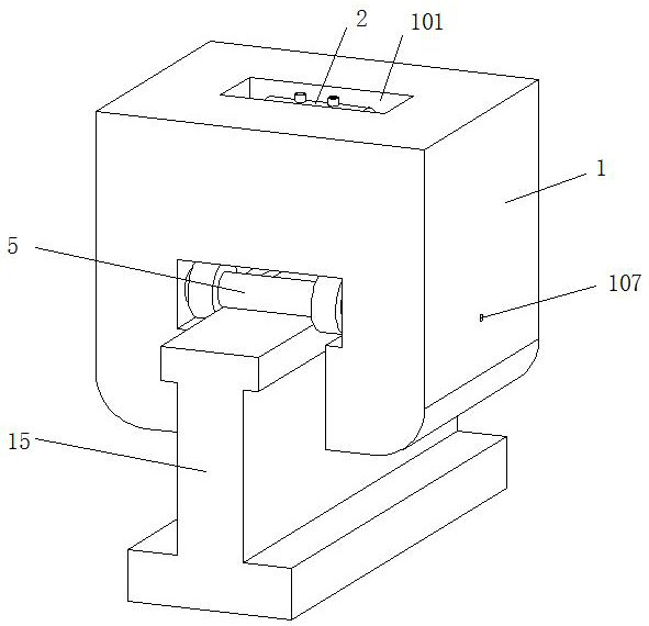 Gantry crane rail clamping device