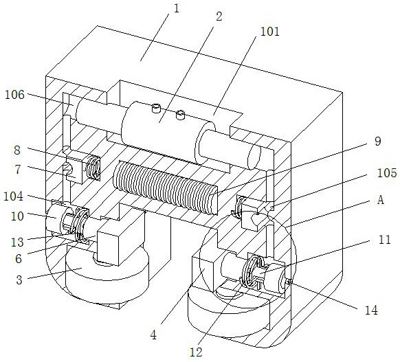 Gantry crane rail clamping device