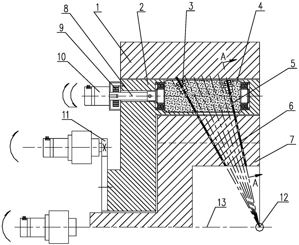 A medical radiation source device