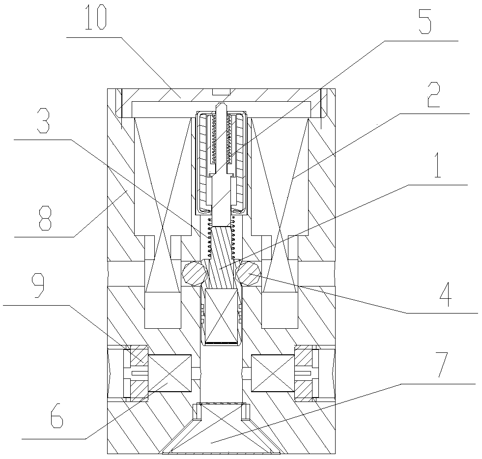 Electromagnetic-constraint-type detonating device