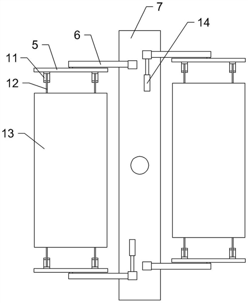 Door panel spraying device