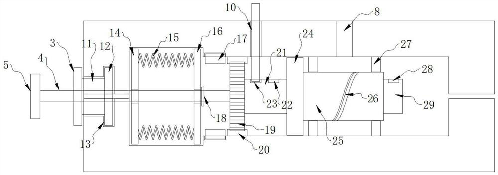 Spiral core-pulling mechanism of die-casting die