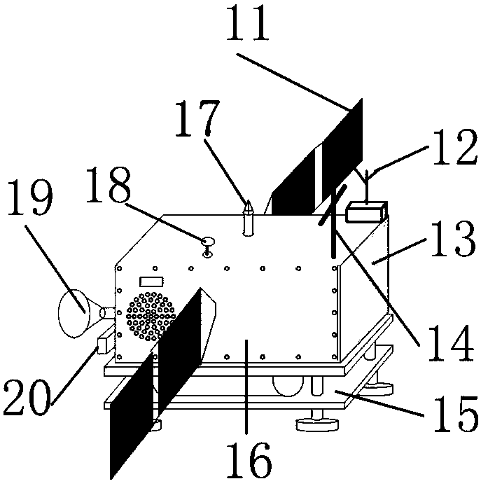 Simulated target satellite for technical verification of in-orbit service