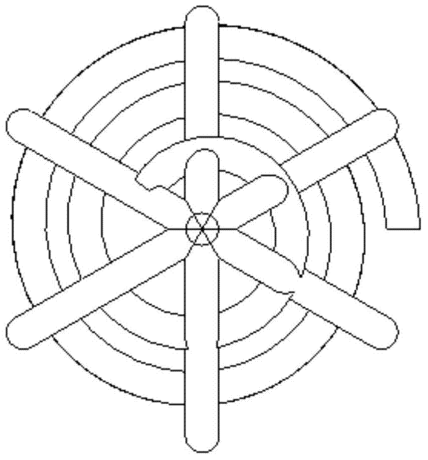 Swirling vena cava filter