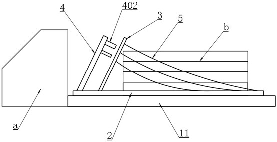 Raw material conveying equipment for building bridge