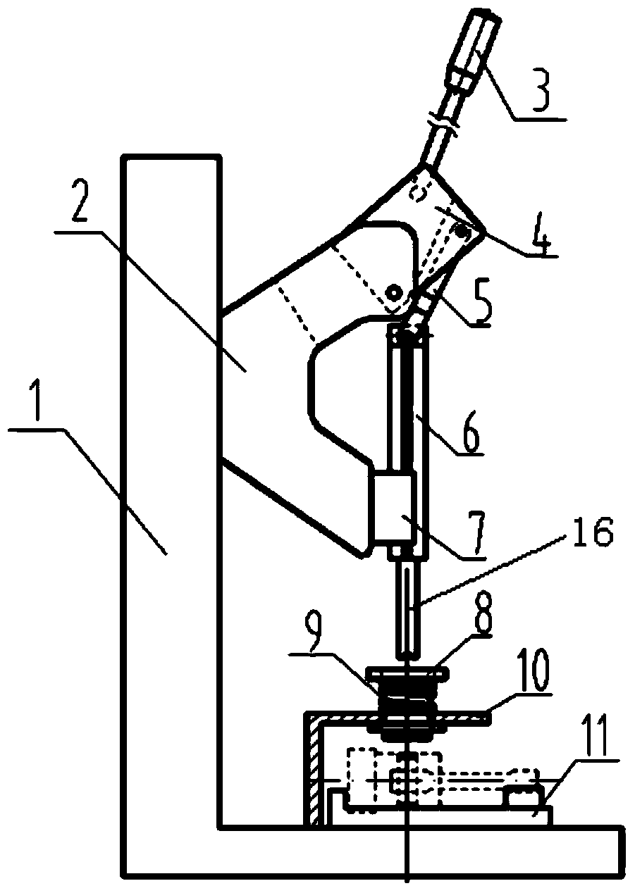 Piston pin clamp spring press-fitting device