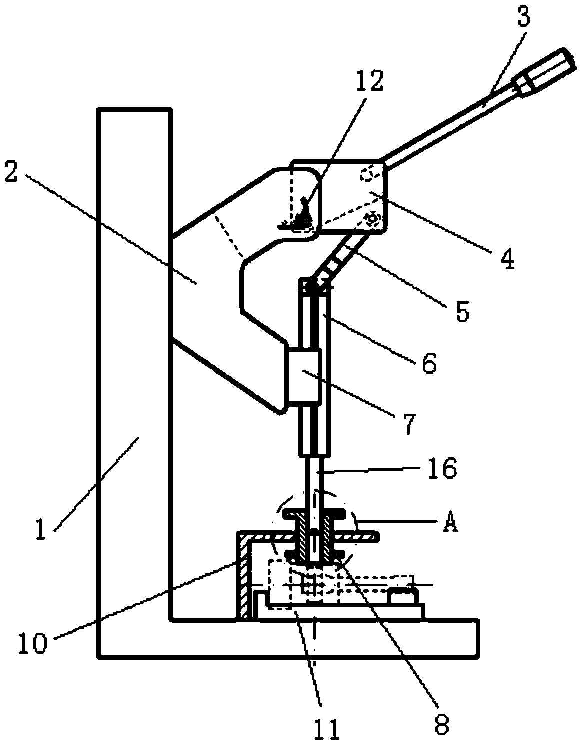 Piston pin clamp spring press-fitting device