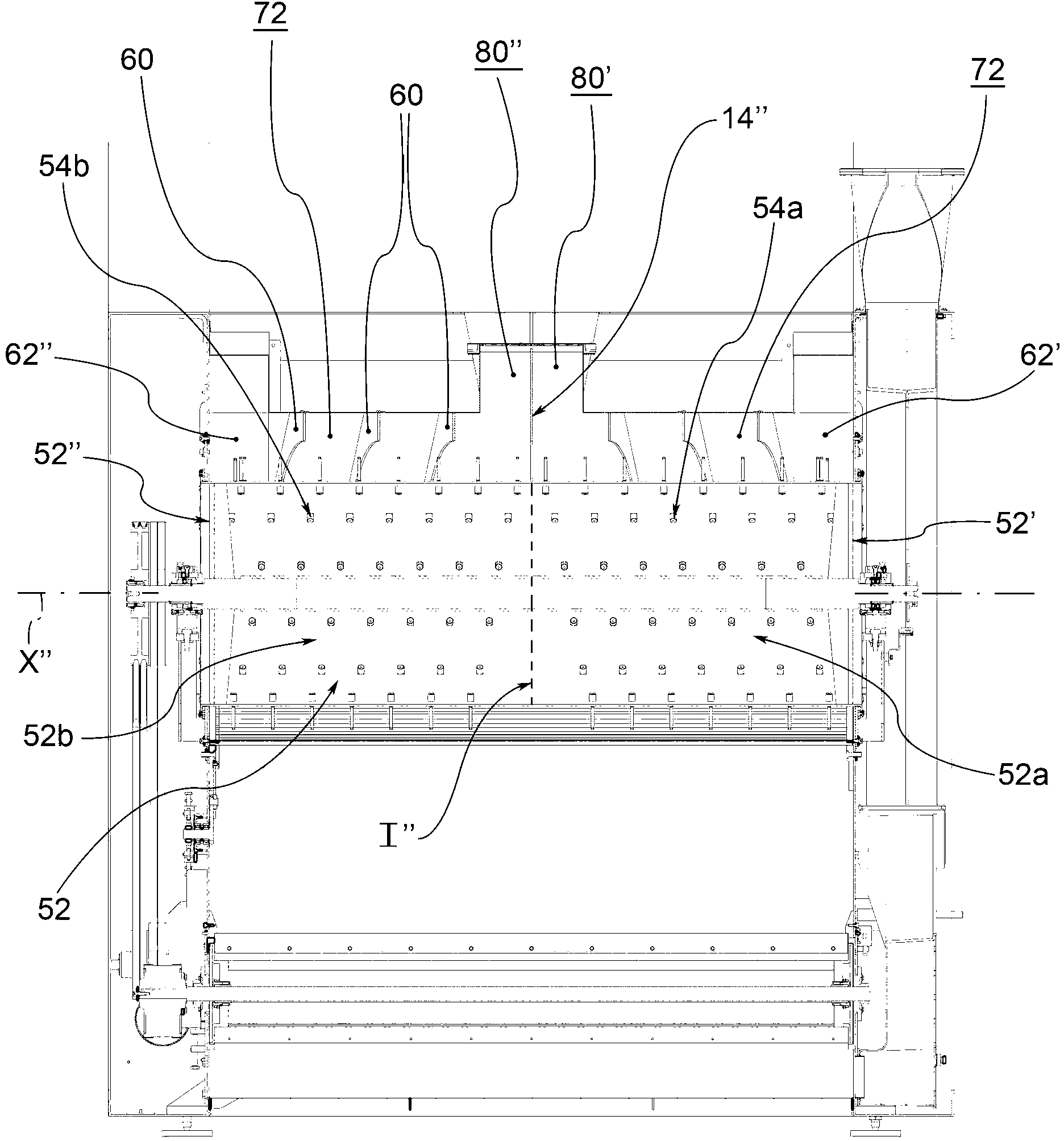 Opener for fibre in tufts on a carding preparation line, opener fibre, and method for processing fibre dundle