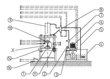 Device for machining hole