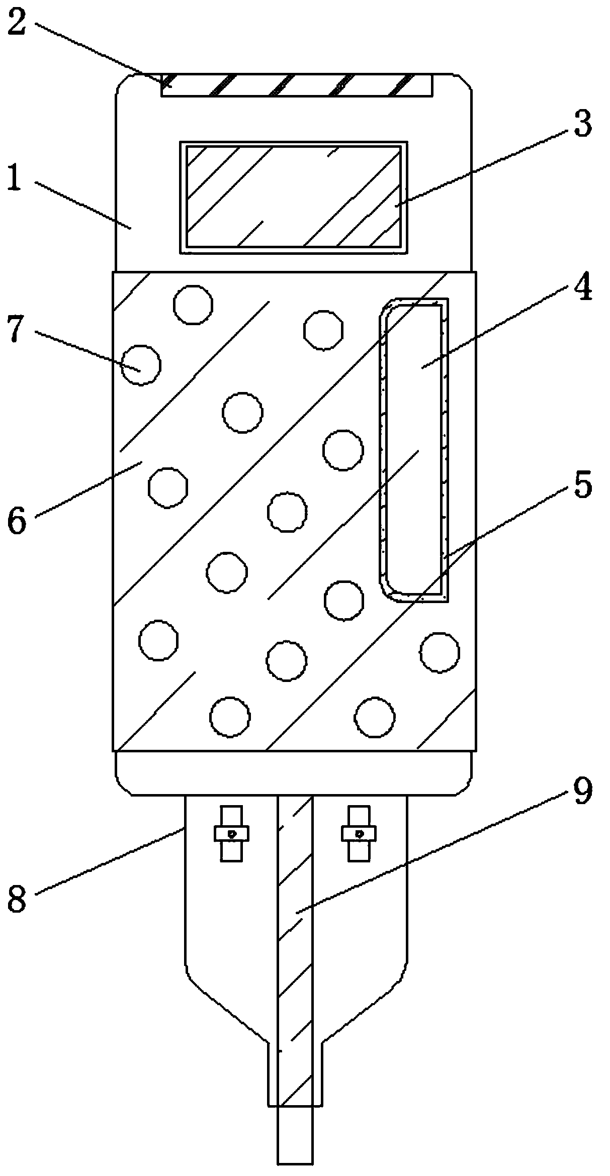 Dedicated counting handle for hair follicle extraction trepan